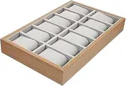 Watch Display Box 12 Grid Wristwatch Storage Case Organizer Holder with Pillow (Onecolor) FANDIAO