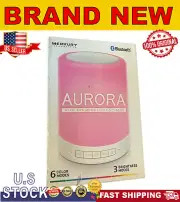 Aurora Wireless LED Color Changing Mood Lighting Speaker Touch Panel Bluetooth