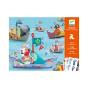 Djeco Floating Boats Origami Kids/Children Art/Craft Folding Activity Kit 6y+