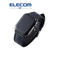 在飛比找蝦皮商城優惠-【日本ELECOM】純素皮革錶帶Apple Watch 45