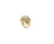 Guess Gents G Coin Ring Gold tone Size 66