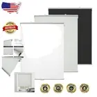 Cordless Thermal Insulated Blackout Roller Shades - Waterproof Light Grey - 39"W