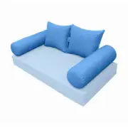 |COVER ONLY| STYLE 4 Twin Bolster Pillow Daybed Porch Swing Knife Edge AD102