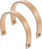 KOCKSHION 2 Sets Wooden Teapot Handles U Shaped Replacement for Kettles of Beech Heat Resistant Easy to Install for Teapots and Handbags