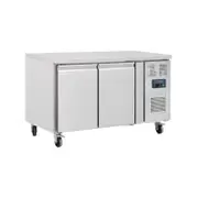 Polar U-Series 2 Door Counter Fridge 228Ltr