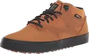 [DC] Men's Kalis Vulc Mid Wnt Skate Shoe, Wheat/Black, 9 US