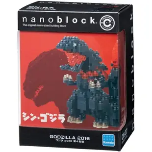 日版 Chara Nano nanoblock Godzilla 2016 正宗 哥吉拉 第4型態 小積木 附展示盒