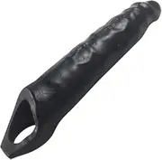 Reusable Penis Sleeve with Penis Ring Add 3.1 in Ultra-Soft Penis Enlarger Extension Sex Toys for Men,Big Cock Extender Male Sex Toys for Adult Couples