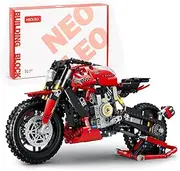 [NeoLeo] Super Motorcycle Moc Building Blocks and Construction Toy,Model Toys Gifts for Kid and Adult, 1:10 Scale Sports Moto Model (620 Pcs) -NL1258