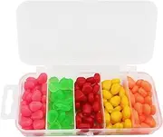 OriGlam 125pcs Simulation Fake Soft Baits Corn Carp Bait, 5 Colors Artificial Fake Corn Fishing Lure Carp Lures Baits