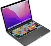 Design Silicone Keyboard Cover Skin for Apple M2 Chip MacBo Photoshop Shortcuts