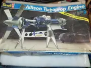 Revell Allison Turboprop Engine Model Kit Sealed Parts 1/10 Scale #8880