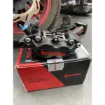 BREMBO 黑底紅字 對四卡鉗鮑魚 現貨全新 含煞車皮 BREMBO 卡鉗