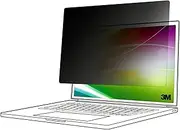 3M Bright Screen Privacy Filter for 15.6in Full Screen Laptop, 16:9, BP156W9E