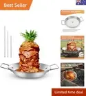 Pastor Skewer for Grill, Thickened Stainless Steel Vertical Skewer Stand for ...