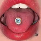 1PCS Eyeball & Snake Eye Ball Logo Tongue Barbell Rings Body Piercing Jewelry