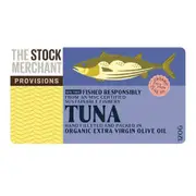 Organic Stock Merchant Tuna in Organic Extra Virgin Olive Oil Bulk Buy 6 x 120g – Fresh, healthy organic delivery | Doorstep Organics.