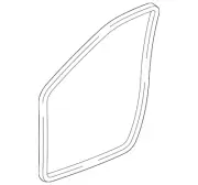 Genuine Honda Front Weather-Strip 72355-S9V-A12
