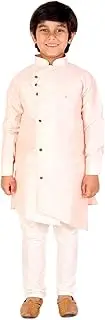 [Pro-Ethic Style Developer] Kid's Silk Indian Traditional Wear Kurta Sets For Boys | Pack Of 1 (S-138)