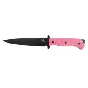 PINK PIG STICKER 8″ HUNTING KNIFE WITH LEATHER SHEATH PIG HUNTING HUNTING KNIFE