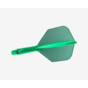 Target K-Flex Moulded Flight & Shaft No.6 Dart Stem Game Accessory Short Green