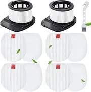[Rebirthcare] filter replacement for shark rocket pro iz361h iz162h iz462h iz362h iz363ht iz440h iz441hbrn iz482h iz483h cordless stick vacuum, compare to part xhf161h & 617fj140