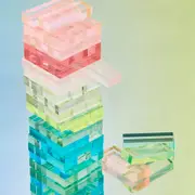 [Sunnylife] Mini Lucite Jumbling Tower Aurora