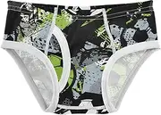 [Joisal] Grunge Football Black Splash Ink Underpants for Boys Tag Free Comfort Toddler Boys Underwear 2t-3t, Grunge Football Black Splash Ink, 6 Years