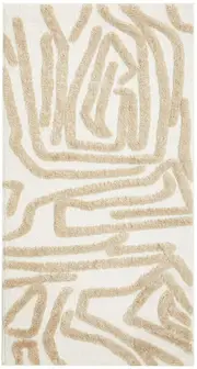 Marigold Jayla Abstract Art Beige Rug