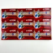 NEW (9) TDK Superior Normal Bias D90 Cassette Tapes Blank Sealed 9 Tapes