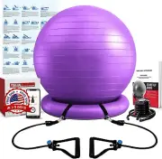Accesorios para hacer ejercicio bola de ejercicios 65cm gym pilates, Yoga Ball