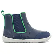 Clarks Kids Marko Boots Navy/Green Standard Fit (UK 4-12)