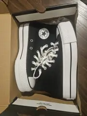 Size 5.5 - Converse Chuck Taylor All Star Platform High Top Black