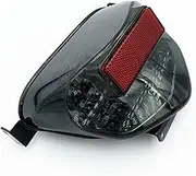 Motorcycle Rear Tail Brake Turn Signals License Plate Integrated Light For GSXR600 GSXR GSX-R 600 K1 2001 2002 2003(Smoke)