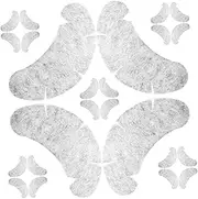 COMPUKAS 100Pcs Self Adhesive Shaped Under Eye Pads for Eyelash Extensions and Eyeshadow Makeup Easy to Use Lash Extension Supplies Compatible