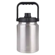 Oasis 2.1L Insulated Mini Jug Stainless Steel Water Bottle w/Carry Handle Silver