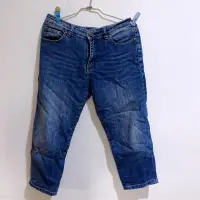 在飛比找蝦皮購物優惠-USED JEANS 藍色牛仔褲 尺寸L