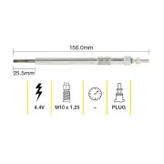 Tridon Glow Plug for Ssangyong Actyon Sports QJ Korando CK Stavic 2.0L 2007-2016