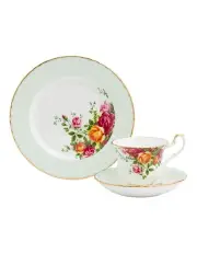 [Royal Albert] Old Country Roses Set 3 Piece in Fern