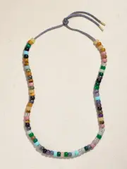 [Carolina Bucci] Carolina Bucci - Forte Beads Moonbow 18-karat Gold And Lurex Multi-stone Necklace Kit - Blue - One size One size Blue
