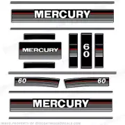 Fits Mercury 1989-1990 60HP Outboard Decals