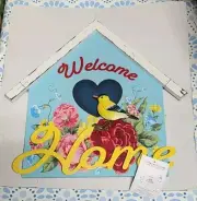 Pioneer Woman Welcome Home Lawn Stake Decoration New! With Stake