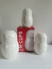 Fred NESTING DOLLS MEASURING CUPS SET Matryoshkas Russian white
