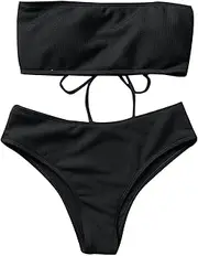 [Generic] Sexy Lingerie Sleepwear Bikini High Waist Split Bathing Suit Snap Front Robes for Women