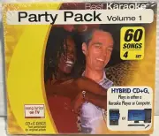 Best Karaoke Party Pack Vol. 1 (Hybrid CD+G, 827249360012) 60 Songs 4 CD Set