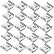 GARVALON 100pcs U Shaped Fastener Clips Durable Automotive Repair Nuts for Car Body Panels Quick Installation Secure Fit Suitable for Dashboards and Bumpers
