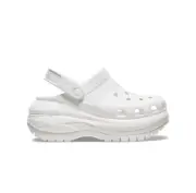Crocs Mega Crush Clog - White -Women 6 Men 4- NEW w/tag