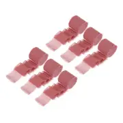 Chiffon Ribbon, 1.5"x7 Yard Silk Rose Pink Tulle Satin Fabric Ribbon,6pcs