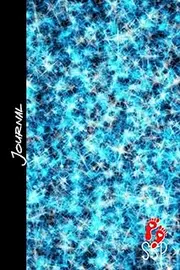 PAPERBACK JOURNAL – Glitter-esque Journal – Blue Looks Like Glitter Cover (White Lined Pages)