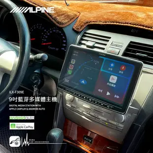 【299超取免運】M1L TOYOTA Camry【ALPINE】iLX-F309E 9吋通用型CarPlay藍芽觸控螢幕主機